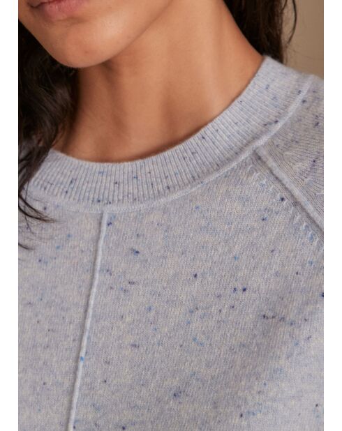 Ary bis himmelblauer Strickpullover