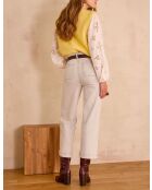 Lea cropped mouse grijze spijkerbroek
