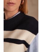 Ecrufarbener Strickpullover Corey