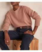 Maglione Brooklyn rosa scuro