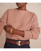 Maglione Brooklyn rosa scuro