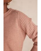 Maglione Brooklyn rosa scuro
