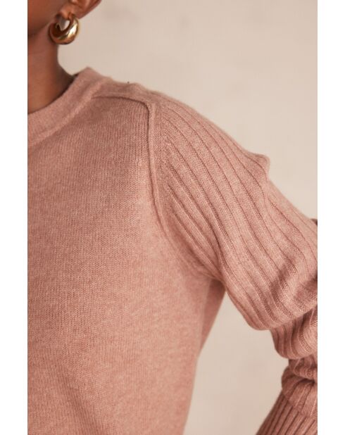 Pull Brooklyn rose foncé
