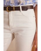 Suzy 2 bis slanke witte broek