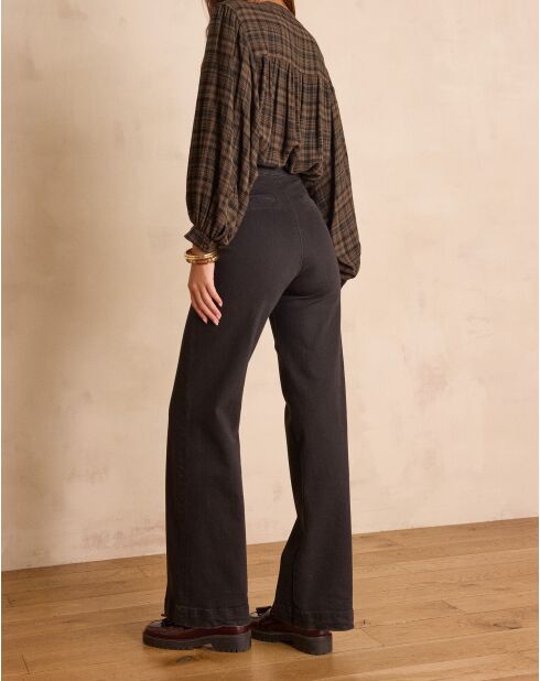 Schwarze Jeanshose Oxan