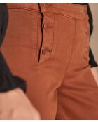 Pantalon Oxan surteint tomette