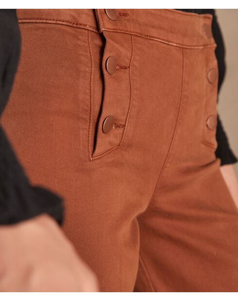 Pantalon Oxan surteint tomette