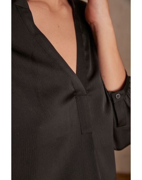Brady schwarze schlichte Bluse