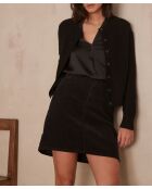 Brady schwarze schlichte Bluse