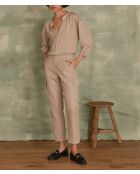 Pantalon Paco Battle feuille