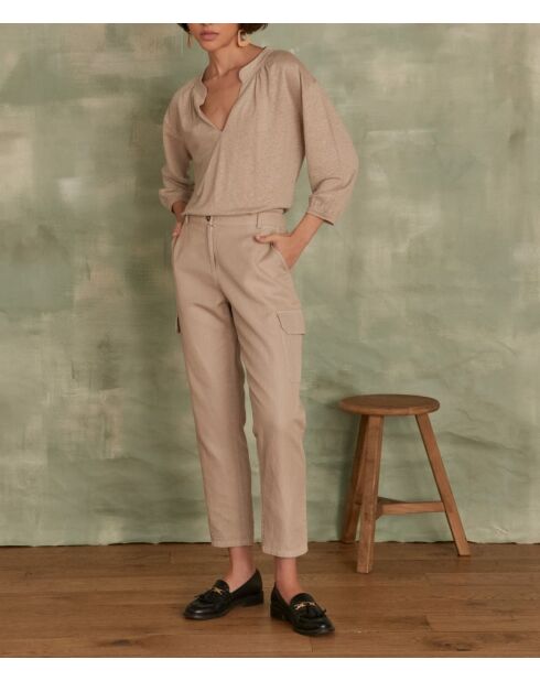 Pantalon Paco Battle feuille