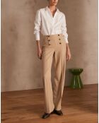 Pantalones beige Oxan