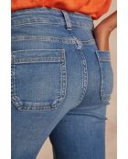 Pantalon Nalla denim délavé clair