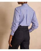 Blauw gestreept hemd Esmeralda