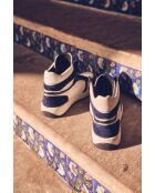 Marineblauwe leren sneakers van Lucas
