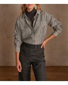 Camicia a righe Barry leggermente screziata