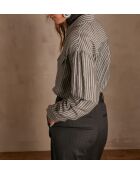 Camicia a righe Barry leggermente screziata