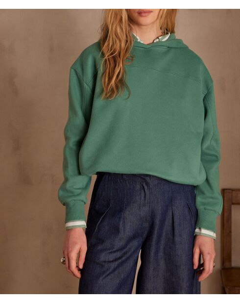 Sweat-shirt Alan émeraude