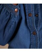 Lichtgewassen spijkerblouse Cléo