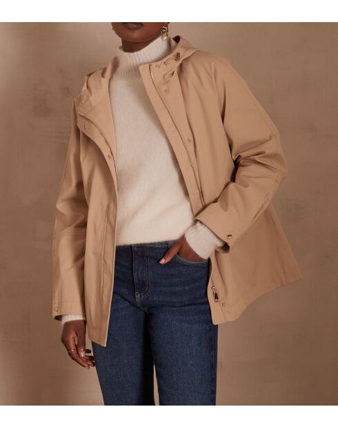 Beige parka Annette