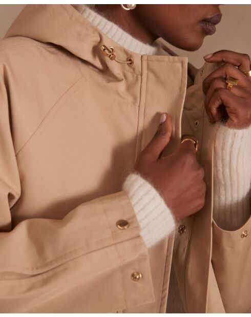 Beige parka Annette