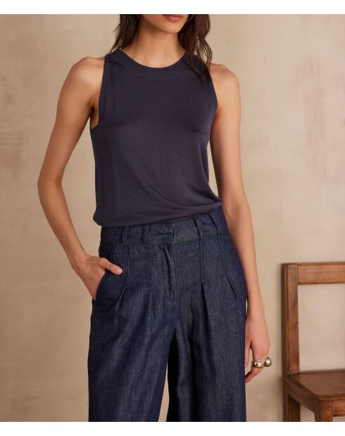 Anthrazitfarbenes Tanktop Lola