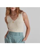 Patience Tanktop aus Naturstrick