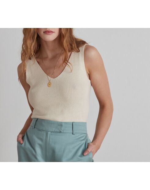 Patience Tanktop aus Naturstrick