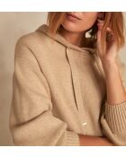 Arnold helltaupefarbener Strickpullover