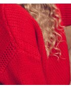 Cassidy roter Strickpullover