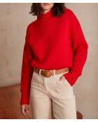 Cassidy roter Strickpullover