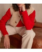 Cassidy roter Strickpullover
