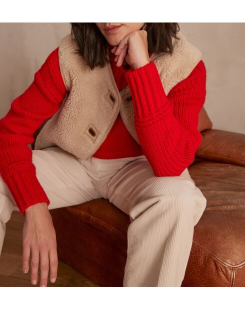 Cassidy roter Strickpullover