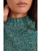 Maglione in maglia Camélia turchese