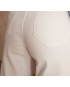 Moswitte overgeverfde broek