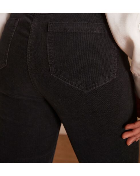 Vanni zwarte fluwelen broek