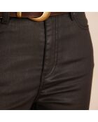 Beschichtete schwarze Hose Anette