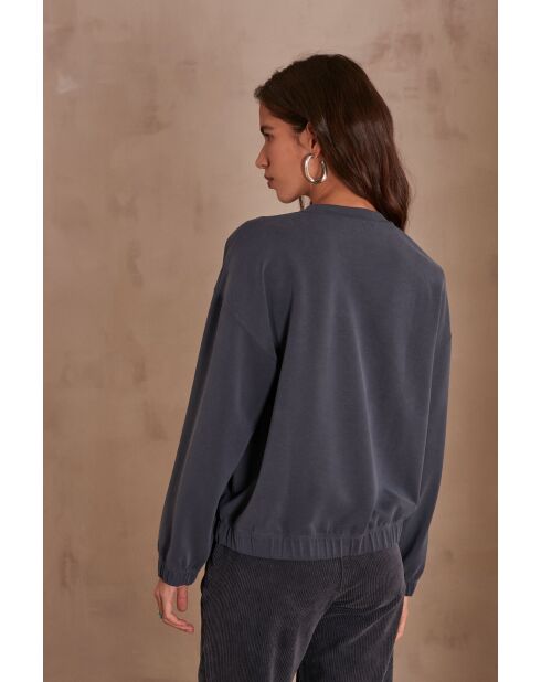 Thelma sweatshirt met donkere eend
