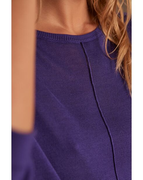Carly lila Strickpullover