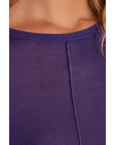 Carly lila Strickpullover
