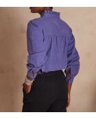Blake Lavender leichte Samtbluse