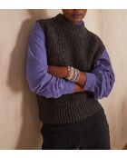 Blake Lavender leichte Samtbluse
