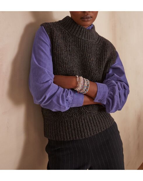 Blake Lavender leichte Samtbluse
