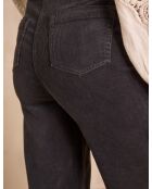 Antraciet fluwelen broek Luna