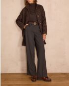 Pantalon Ferguson rayé anthracite