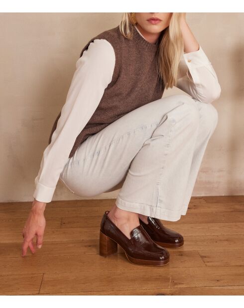 Barclay trui donkertaupe