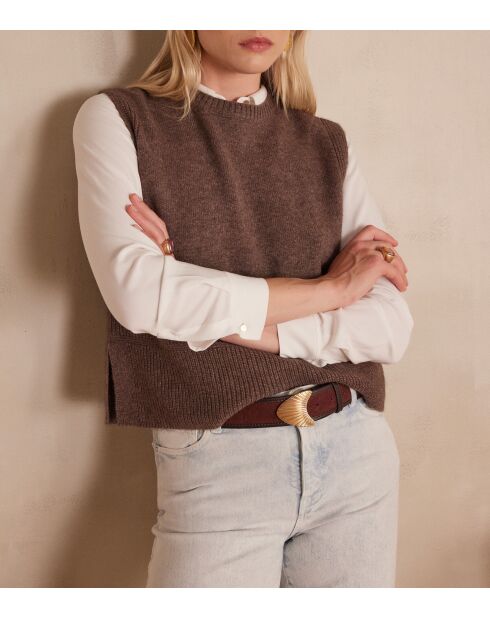 Barclay trui donkertaupe