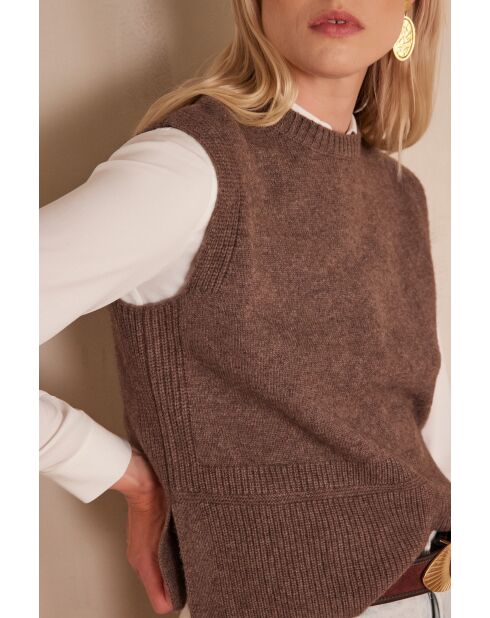 Barclay trui donkertaupe