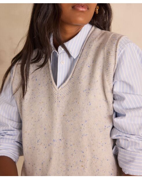 Basile hellmelierter Holzpullover
