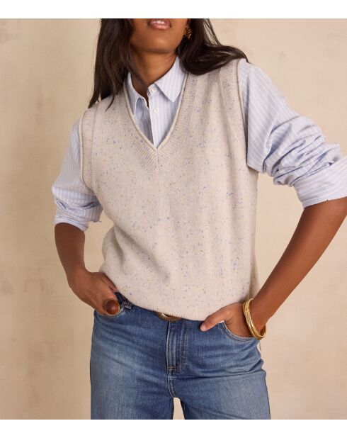 Basile hellmelierter Holzpullover